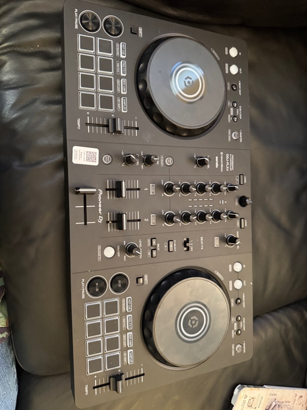 PIONEER Black DJ Controller with Dual Jog Wheels